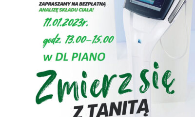Bezpłatna analiza składu ciała w klubie Calypso w DL Piano przy Wrocławskiej 54 w Katowicach