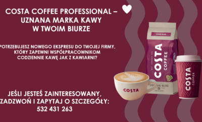 COSTA COFFEE PROFESSIONAL – Uznana marka kawy w twoim biurze